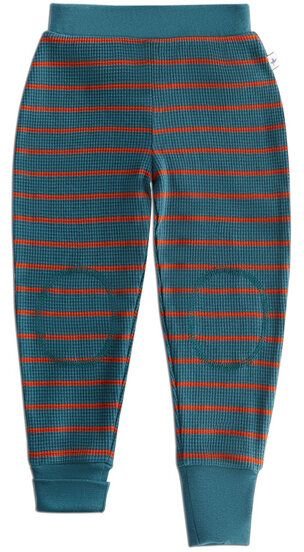 Leela Cotton Baby Kinder Schlafanzug Hosen Bio-Baumwolle Waffel Strick Freizeithose