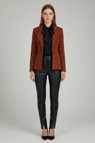 Aline Celi Blazer Sustainable Fabric Schine