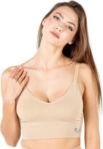 Woolona Merino Seamless BH - SKY