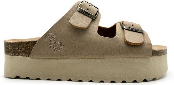 Vegane "thies ® Eco Bio Plateau " Sandale aus recycelten Flaschen, fair produziert