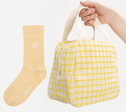 MELA Organizer Tasche medium JASMEET + Daisy Socken Bundle