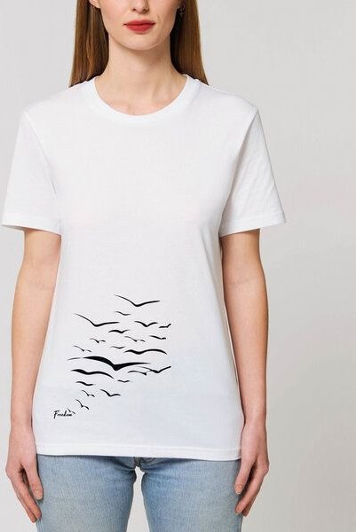 Human Family Bio Unisex T-Shirt "Create - Free Birds" in verschiedenen Farben