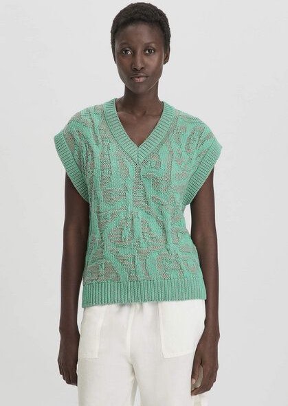 hessnatur Jacquard Strick Pullover Relaxed aus reiner Bio-Baumwolle