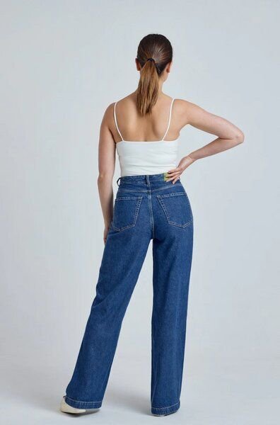 Flax and Loom Wide Leg Jeans Modell: Etta