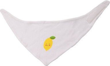 El Puente Spucktuch "Funny Lemon", Einheitsgröße 100% Baumwolle aus kbA, naturweiß/bunt