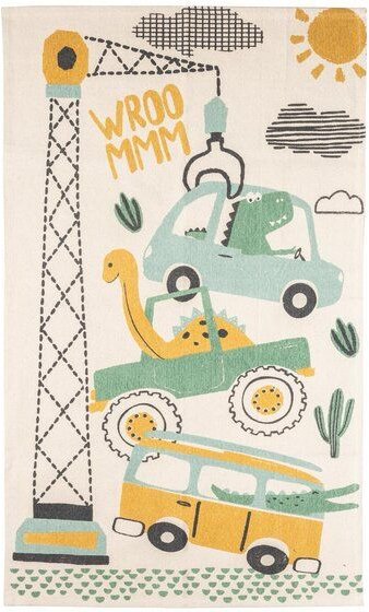TRANQUILLO Teppich für Kids CARS, Good Weave-zertifiziert, 150 x 90 cm (BS210)