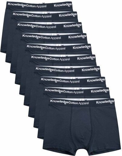 KnowledgeCotton Apparel 10er Pack Boxershorts - MAPLE 10 - aus Bio-Baumwolle