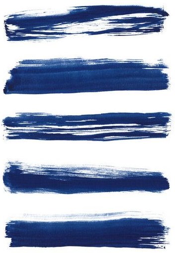 Photocircle Poster / Leinwandbild - Abstract Brushstrokes No. 2