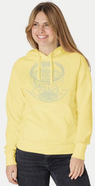 Peaces.bio - handbedruckte Biomode Bio-Damen-Kapuzensweater Weltenesche