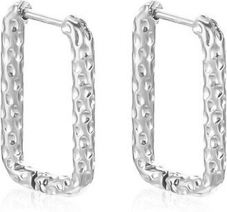 ELEKTROPULLI Längliche / Ovale Hammered LEO Creolen