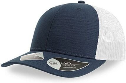 Atlantis Headwear Basecap Atlantis Bryce Cap Mesh Cap zweifarbig aus Recyceltem Polyester Truckercap