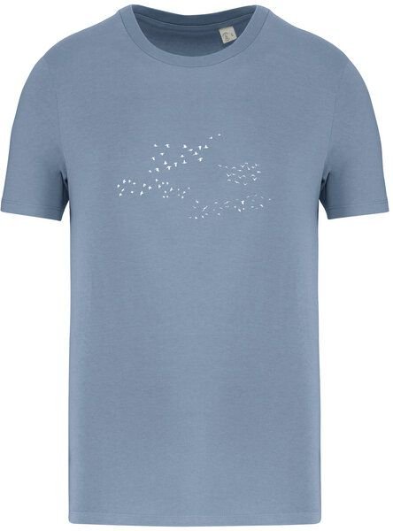 Greenspired Basic Bio T-Shirt Skybirds Nr. 4 ( 155g/m²) XXS - 5 XL