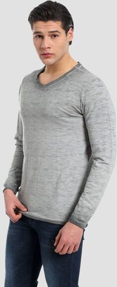 ORGANICATION MOR-4120 HERREN GARMENT DYED LANGARM T-SHIRT