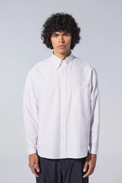Unfeigned - Hemd Long Sleeve Baggy Shirt Oxford