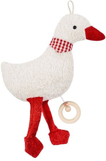 Efie Spieluhr Gans rot, kbA (organic), Made in Germany