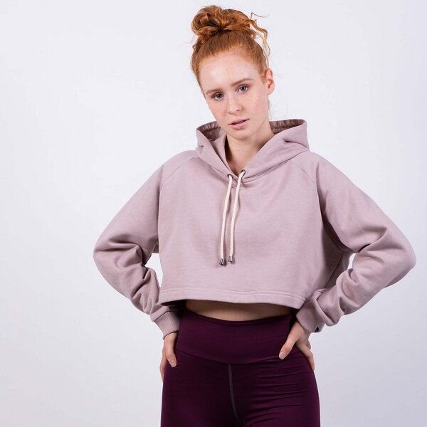 Flying Love Birds Cropped Sweatshirt - aus Bio Baumwolle