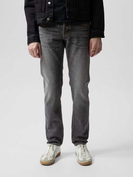 Nudie Jeans Jeans Steady Eddie II - Grey Crosshatch