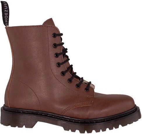 Shoezuu Vegan Vegane Shoezuu 8 Loch Mikrofaser RC Winterboots nussbraun
