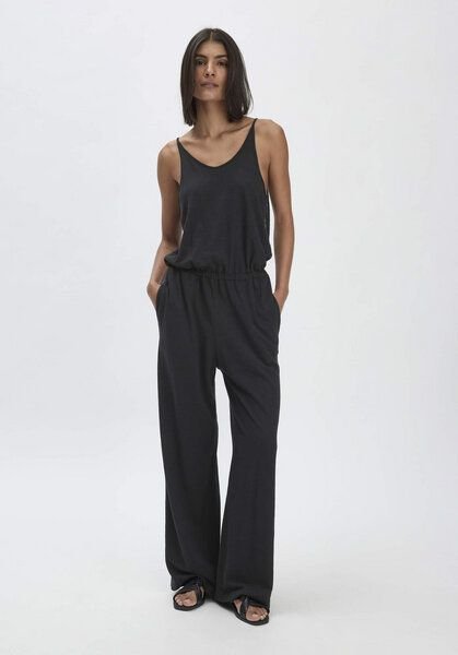 hessnatur Jersey Jumpsuit Relaxed aus Leinen und reiner Bio-Baumwolle