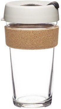 KeepCup L - BREW CORK – Coffee to go Becher aus Glas mit Korkband - 454ml
