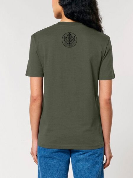 Human Family Bio Unisex Rundhals T-Shirt "Create - Circle Tree"