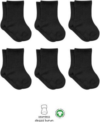 Thumbnail - bistyle Socken 6er-Pack für Babys Babysocken Jungen Mädchen Kurzsocken gerippt