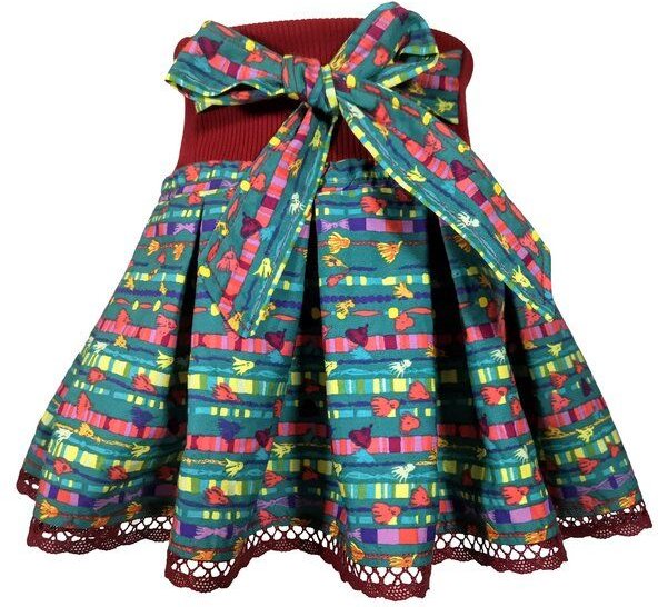 liebewicht Bunter Faltenrock Rock'On Festival mit oder ohne Schleife