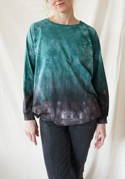 Lena Schokolade 2-color Sweater aus Bio-Baumwolle versch. Farben