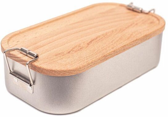 Cameleon Pack Lunchbox mit Deckel aus heimischem Buchen Holz