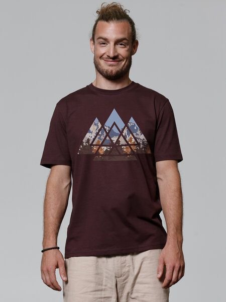 watapparel T-Shirt Unisex Geometric Landscape