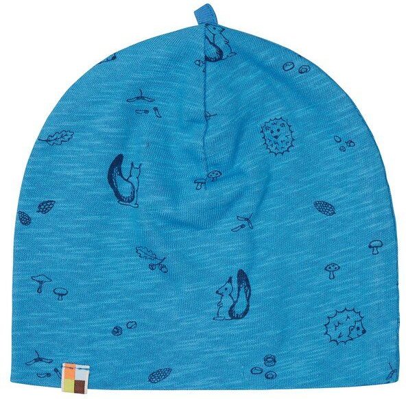 loud + proud Babys & Kinder Beanie aus Slub Jersey mit Druck, GOTS-zertifiziert