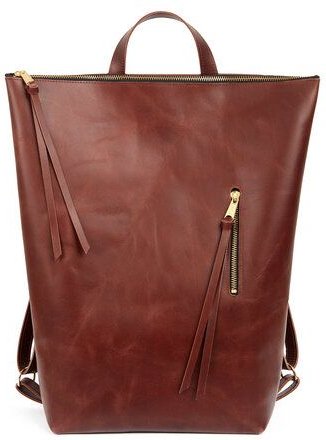 ELEKTROPULLI Rucksack FRED aus wunderschönem rotbraunem Leder