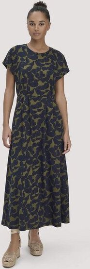 hessnatur Print Jersey Kleid Knöchellang Relaxed aus reiner Bio-Baumwolle