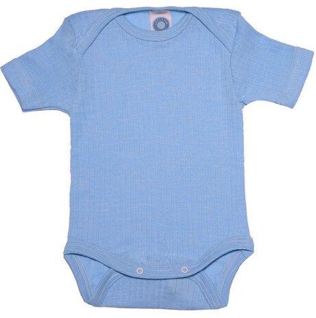 Cosilana Baby Body Kurzarm Bio Baumwolle kbT Wolle Seide