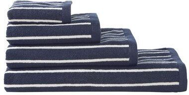 hessnatur Frottier-Handtuch Streifen aus reiner Bio-Baumwolle