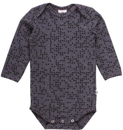 Müsli by Green Cotton Baby Body Langarm *Triangel* Gots Bio | Müsli