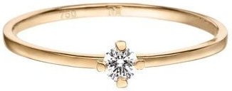 Maren Jewellery ReMind mini Solitärring 18 Karat Gold mit Labor Diamant