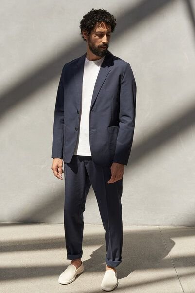 About Companions Legerer Blazer ENVER aus einer nachhaltigen Tencelmischung.