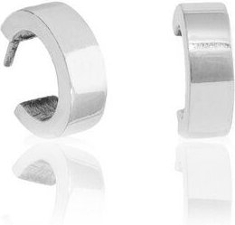 pakilia Silber Ohrstecker Halbmond rund Fair-Trade und handmade