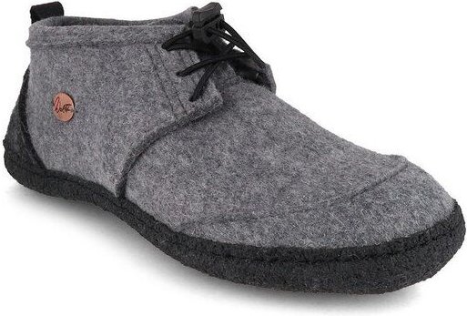 WoolFit Barfußschuhe-Hausschuhe Hybrid 'Nomad' aus 100% Wolle mit Minimalsohle