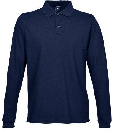 Thumbnail - TeeJays Luxury Stretch Langarm Long Sleeve Poloshirt Polo