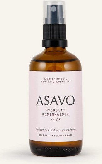 ASAVO Gesichtswasser Rosenhydrolat, Rosenwasser (bio)