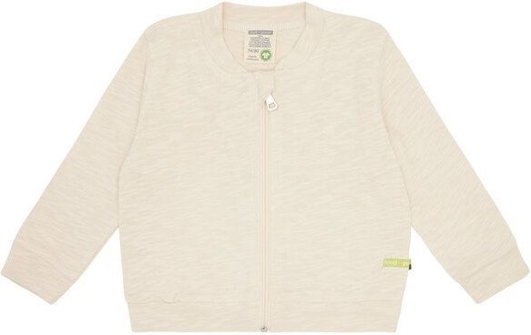 loud + proud Babys & Kinder Collegejacke Slub Jersey, GOTS zertifiziert