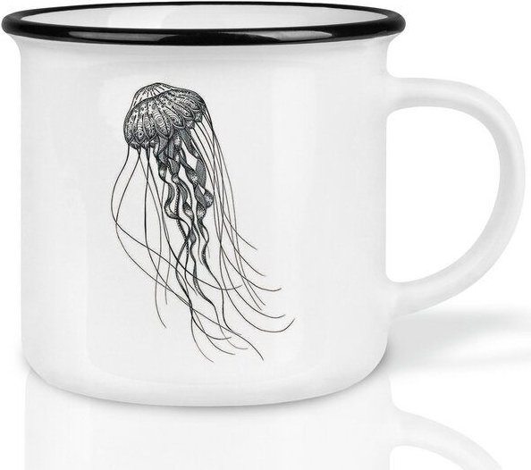 LIGARTI Keramiktasse – Tiefseequalle