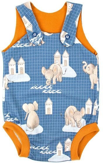 Sternchenwolke BIO Sommerstrampler "Kleines Elefantenkind"