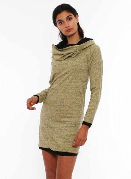 Thumbnail - LASALINA 4inONE meliert - Kleid & Pullover in Einem! diverse Farben