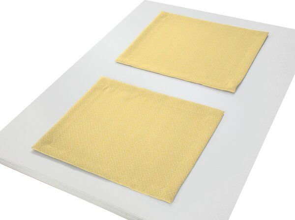 Thumbnail - Nature by Adam Tischset 2er Pack aus 100% Bio-Baumwolle - Made in Germany - Graphic Ventus Light