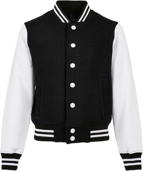 Build Your Brand Kinder Organic Collegejacke Sweatjacke