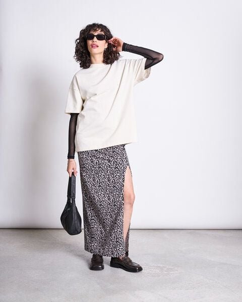 Thumbnail - JAN N JUNE MAXI ROCK LUSTA LEO PRINT GOTS