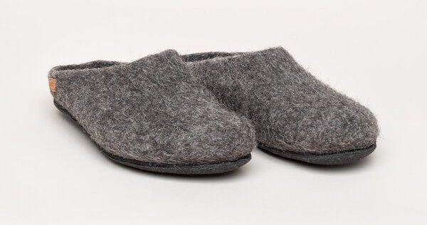 Magicfelt Filz-Hausschuh 719 aus 100% seltenen Wollen | Pantoffel für Damen & Herren mit anatomisch geformter Filz-Latex...